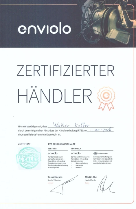 enviolo_Zertifikat
